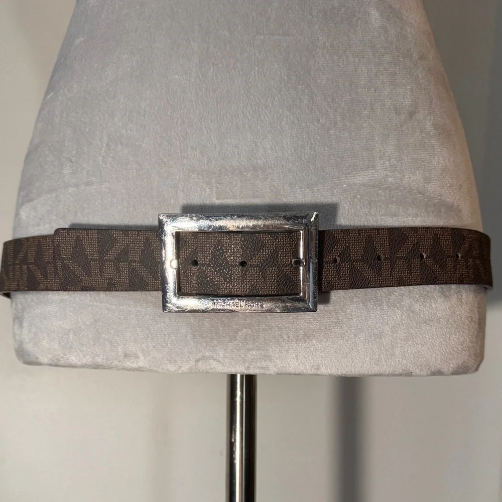 Michael Kors reversible Brown or black Patterned Belt
